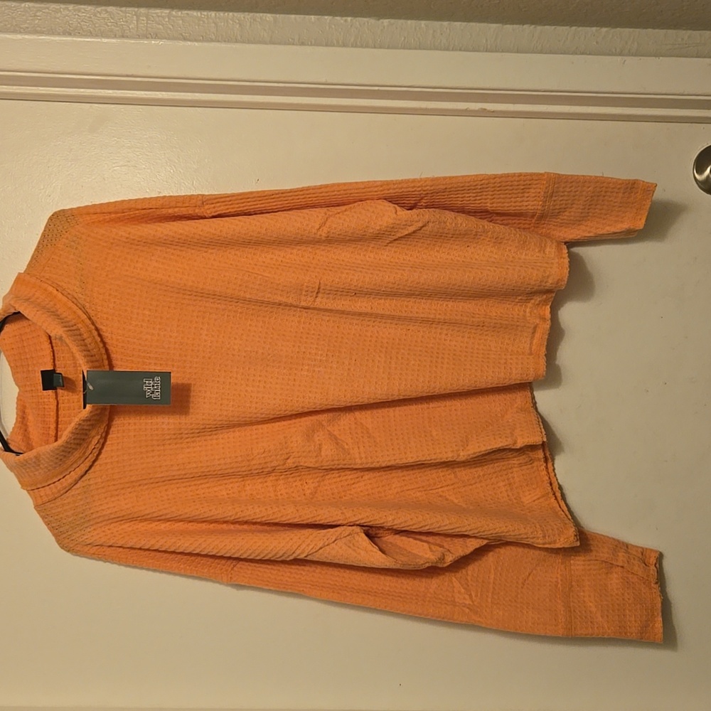 Wild Fable Orange Cowl Neck Sweater